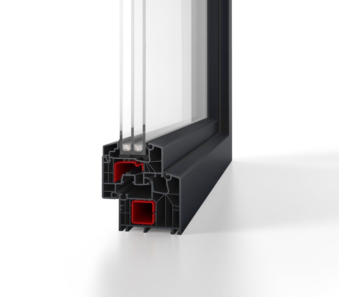 aluplast IDEAL 8000 cross-section